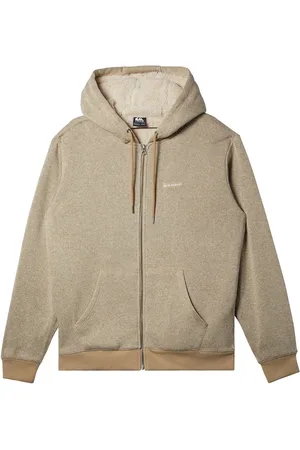 Quiksilver Keller Sherpa Sport Men Sport Clothing Sport Sweatshirts & Hoodies Sport Hoodies Beige