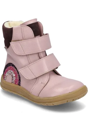 ANGULUS Boots - Flat - With Velcro Vinterstøvler Med Burrebånd Pink