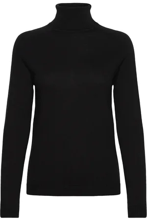 Bruun & Stengade Bs Valeria Regular Fit Knitwear Tops Knitwear Turtleneck Black