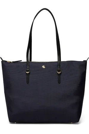 Ralph Lauren Nylon Medium Keaton Tote Bag Shopper Taske Blue