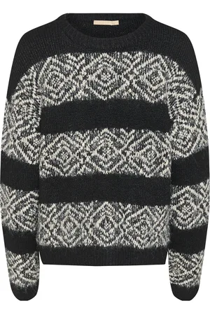 Culture Cuiona Brava Pullover Tops Knitwear Jumpers Black