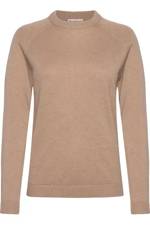 Bruun & Stengade Bs Layla Regular Fit Knitwear Tops Knitwear Jumpers Beige