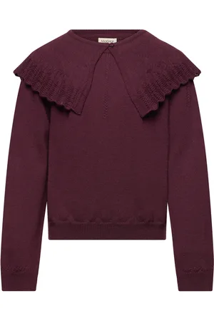Marmar Copenhagen Thulla Tops Knitwear Cardigans Burgundy