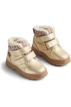 WHEAT Winterboot Dry Tex Vinterstøvler Med Burrebånd Gold