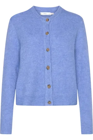 INWEAR Harrietiw Cardigan Tops Knitwear Cardigans Blue