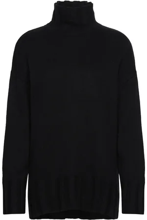 Bruun & Stengade Bs Antoinette Over D Fit Knitwear Tops Knitwear Turtleneck Black