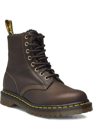 Dr. Martens 1460 Wl Grizzly Shoes Boots Ankle Boots Laced Boots Brown