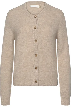 INWEAR Harrietiw Cardigan Tops Knitwear Cardigans Beige