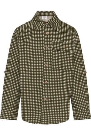 Hust & Claire Hcrasser - Shirt Tops Shirts Long-sleeved Shirts Khaki Green