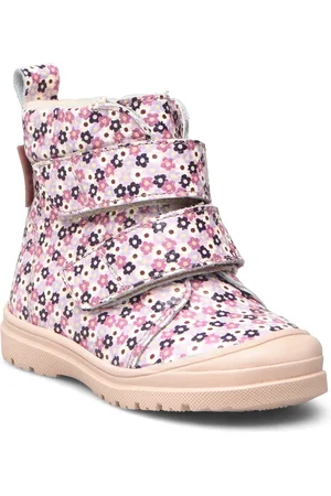 ANGULUS Boots - Flat - With Velcro Vinterstøvler Med Burrebånd Pink