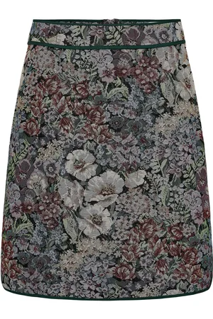 Numph Nugreyson Skirt Skirts Short Skirts Multi/patterned