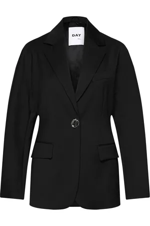 DAY Birger et Mikkelsen Clemens - Classic Wool Blend Blazers Single Breasted Blazers Black