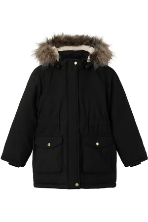 NAME IT Nkfmaster05 Parka Jacket Pb Fo Parka Jakke Black