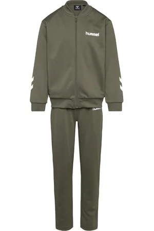 Hummel Hmltukas Tracksuit Sets Tracksuits Khaki Green