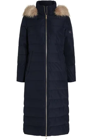 Tommy Hilfiger Heritage Down Tyra Maxi With Fur Foret Jakke Navy