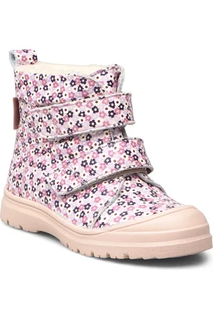 ANGULUS Boots - Flat - With Velcro Vinterstøvler Med Burrebånd Pink