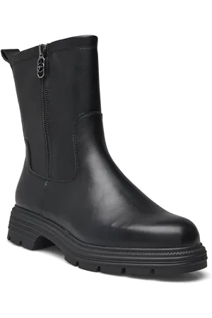 Tamaris Women Boots Shoes Boots Ankle Boots Ankle Boots Flat Heel Black