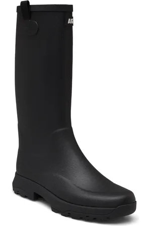 Aigle Ai Alya High Black Gummistøvler Sko Black