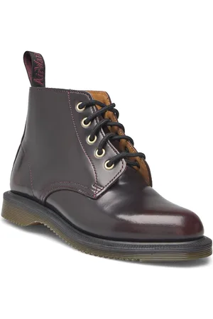 Dr. Martens Emmeline Arcadia Shoes Boots Ankle Boots Laced Boots Burgundy