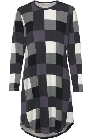 Lady Avenue Bamboo Long Sleeve Nightdress Nattøj Navy