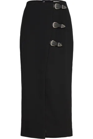 Copenhagen Muse Cmtailor-Skirt Skirts Knee-length & Midi Skirts Black