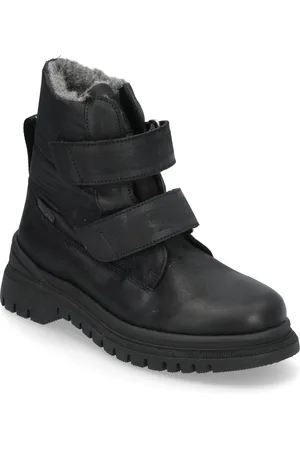 ANGULUS Boots - Flat - With Velcro Vinterstøvler Med Burrebånd Black