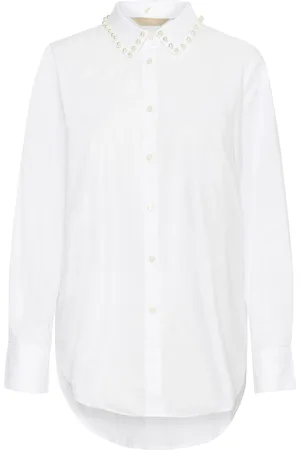 Culture Cuenso Shirt Tops Shirts Long-sleeved White