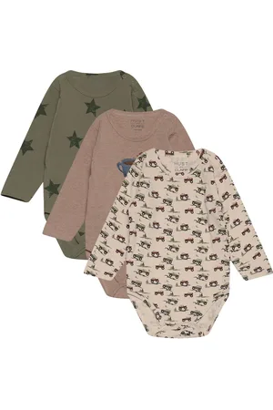 Hust & Claire Hcbertram - Bodysuit 3-Pack Bodies Long-sleeved Khaki Green