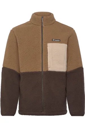 Columbia Mountainside Heavyweight Fleece Sport Sweatshirts & Hoodies Fleeces & Midlayers Brown