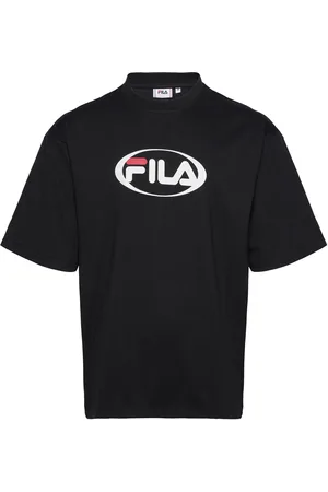 Fila Lemoore Over D Logo Tee Tops T-Kortærmet Skjorte Black