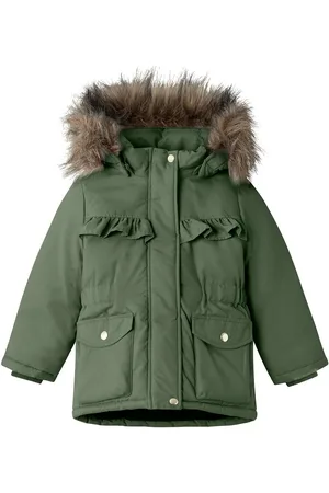 NAME IT Nmfmaster05 Parka Jacket Pb Fo Parka Jakke Green