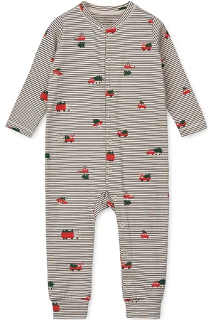 Liewood Birk Printed Pyjamas Jumpsuit Pyjamas Sie Jumpsuit Multi/patterned