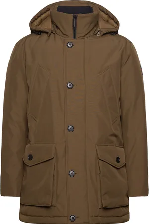 HUGO BOSS Osiass Parka Jakke Brown