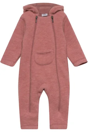 Hust & Claire Mexi-Hc - Pram Suit Outerwear Fleece Outerwear Fleece Suits Pink