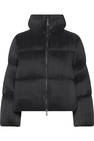 French Connection Dinara Crinkle Puffer Foret Jakke Black