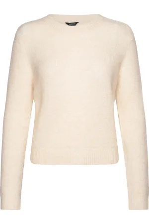 Lindex Sweater Livia Wool Mohair Blen Tops Knitwear Jumpers Cream