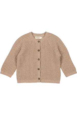 Marmar Copenhagen Taki Tops Knitwear Cardigans Beige