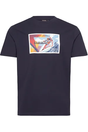 Napapijri Portalet Short Sleeve T-Shirt Tops T-Kortærmet Skjorte Navy