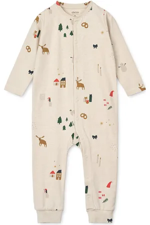 Liewood Birk Printed Pyjamas Jumpsuit Pyjamas Sie Jumpsuit Multi/patterned