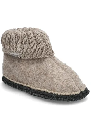 Huttelihut Slippers Wool Slippers Hjemmesko Beige