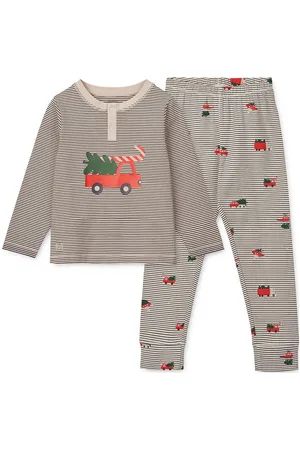 Liewood Wilhelm Printed Pyjamas Set Pyjamassæt Multi/patterned