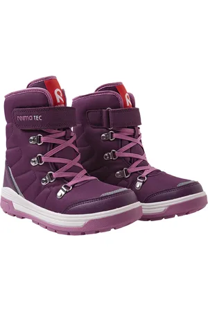 Reima Tec Winter Boots, Quicker Vinterstøvler Med Burrebånd Purple