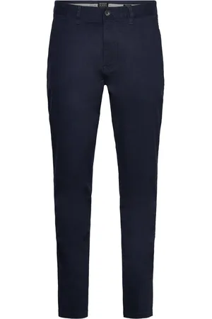 Scotch&Soda Core - Stuart - Stretch Cotton Chino Bottoms Trousers Chinos Navy