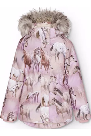 Molo Cathy Fur Outerwear Snow-ski Clothing Snow-ski Jacket Pink
