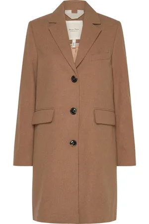 Part Two Leanettepw Otw Uldfrakke Frakke Beige