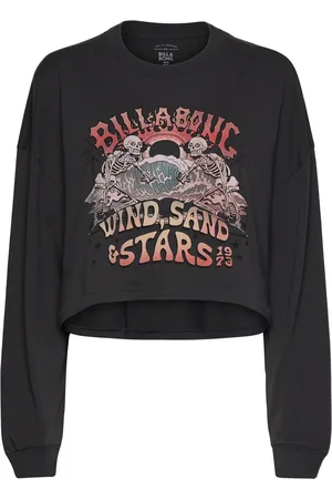Billabong Stars In Your Eyes Sport Women Sport Clothing Sports Tops & T-shirts Sport Long Sleeve Tops Black