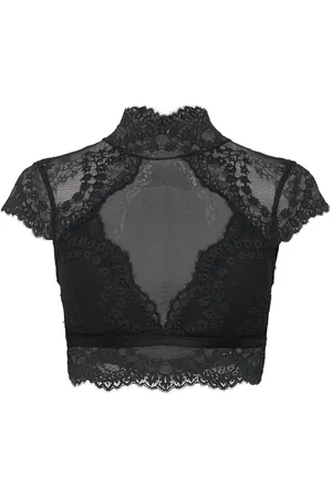 Hunkemöller Daisy Bralette Lingerie Bras & Tops Soft Bras Bralette Black