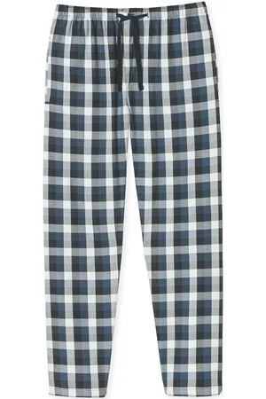 Schiesser Long Pants Hyggebukser Blue