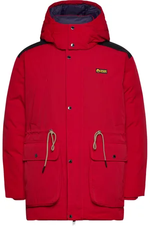 Ciesse Cp Montana 4 Pocket Parka W Detachable Hooded Parka Jakke Red
