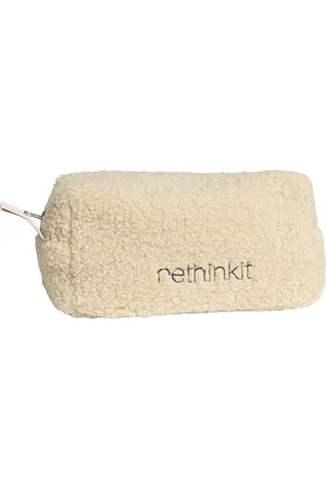 Rethinkit Turnable Purse Fuzzy Bags Clutches Beige